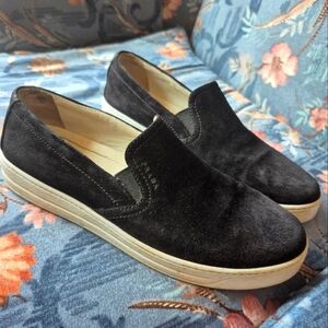 Prada Black Suede Women's Loafers